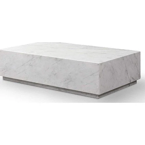 Whiteline Modern Iris Coffee Table in CT1927R-WHT