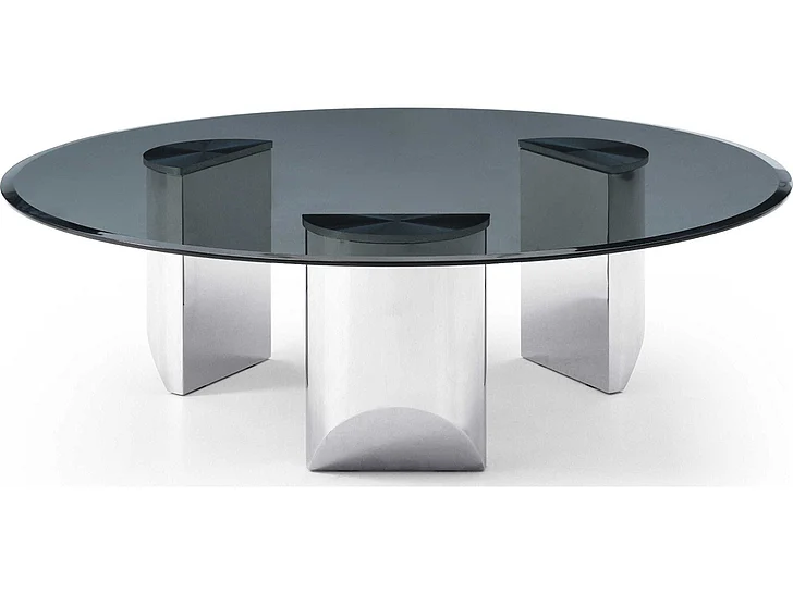 Whiteline Modern Naomi Coffee Table in CT1934-SLV