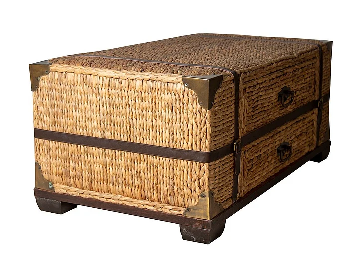 Capris Furniture 327 Coffee Table in Seagrass CT327 CUSTOM ITEM