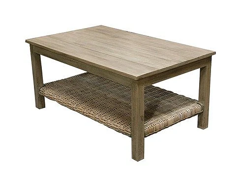 Capris Furniture 752 Coffee Table in Grey Wash CT752GW CUSTOM ITEM