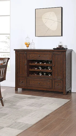 ECI Gettysburg 60 Inch Spirit Cabinet in Dark Distressed 1475-05-SC60
