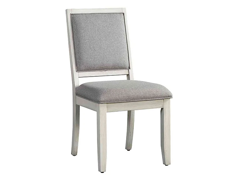 Steve Silver Canova Side Chair in Cathedral White (Set of 2) CV500SG