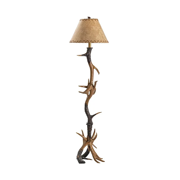 Crestview Collection Trophy Floor Lamp in Brown CVANP950 (1PC)