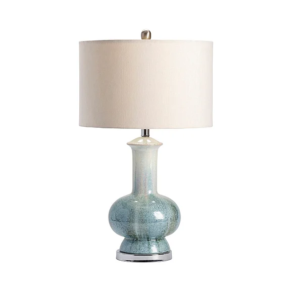 Crestview Collection Sea Breeze Table Lamp 28"Ht in Blue, Silver, Cream CVAP1615 (1PC)
