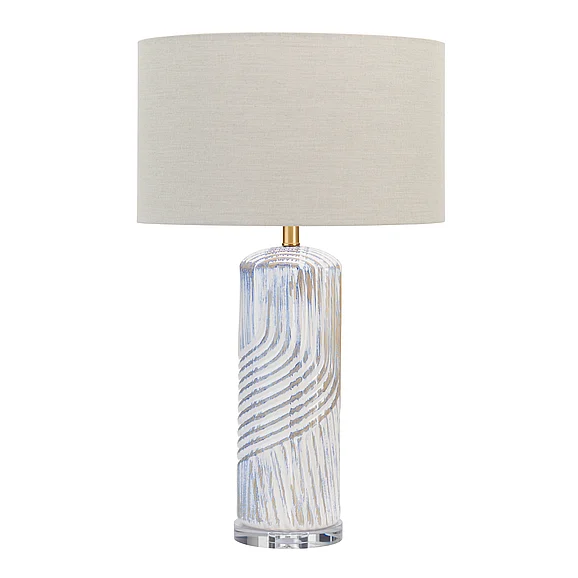 Crestview Lachlan Table Lamp (Set of 2) in White CVAP3479