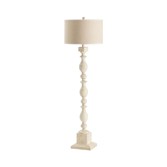 Crestview Collection Wood Post Floor Lamp in Natural CVAUP960 (1PC)