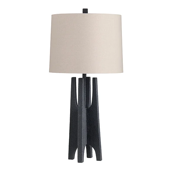 Crestview Alterna Table Lamp in Black CVAVP2061B
