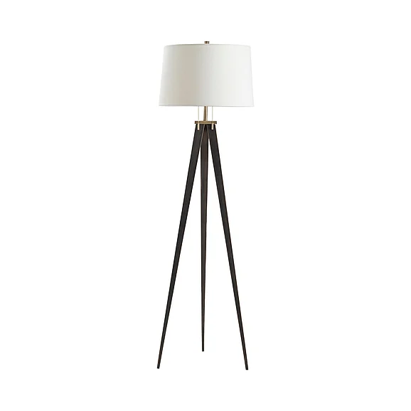 Crestview Collection Lennon Floor Lamp in off White CVAZER041 (1PC)