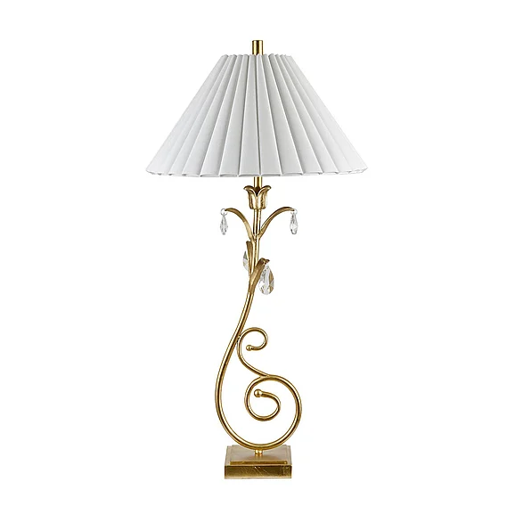Crestview Lorelei Table Lamp In Gold CVAZER216