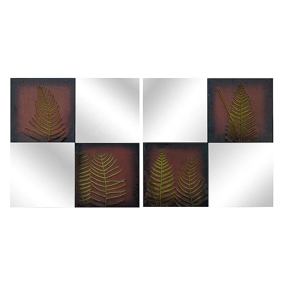 Crestview Collection Leather Wall Wall Art CVBWF120