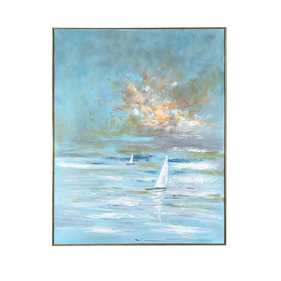 Crestview Collection Serene Sails Wall Art CVBZWF140