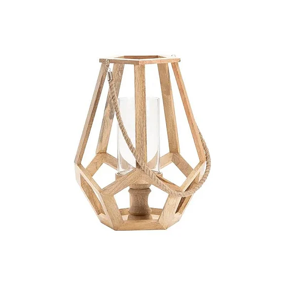 Crestview Collection Myers Medium Candle Holder with Hemp Handle I CVCZHN016S