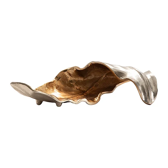 Crestview Collection Willow Medium Two-toned Sculptural Leaf II CVDZEN004