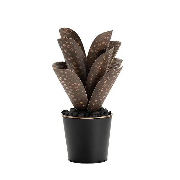 Crestview Collection Medium Oasis Hand Finished Metal Cactus CVDZEN029M