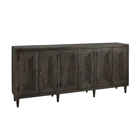 Crestview Collection Highland Park Sideboard in Stained Brown CVFNR906