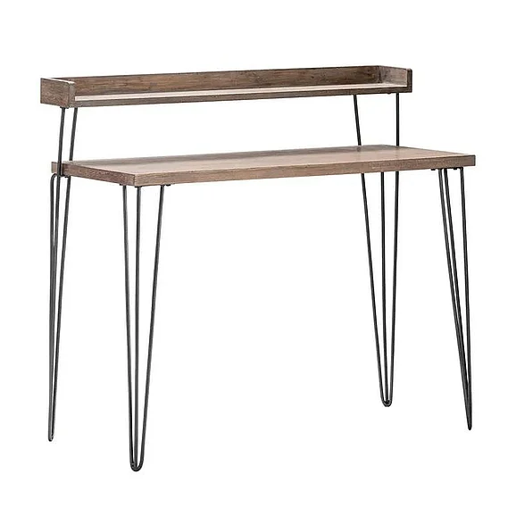 Crestview Collection Cody Writing Desk in Stained Brown CVFZR4580