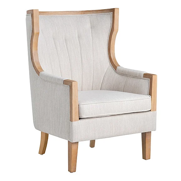 Crestview Collection Bennett Accent Chair in Grey CVFZR5137