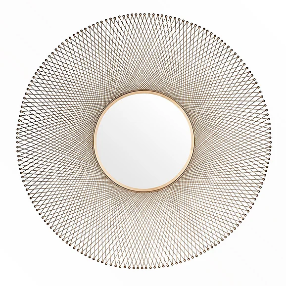 Crestview Collection Campbell Wall Mirror CVMZRN004
