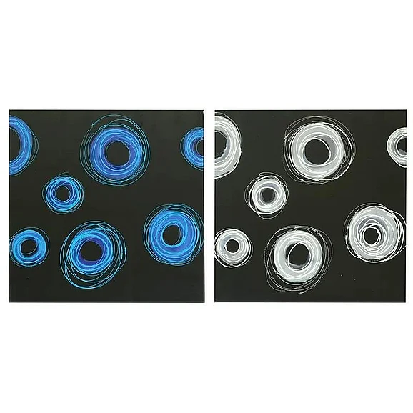 Crestview Collection Circle Duo Wall Art CVTOP1832
