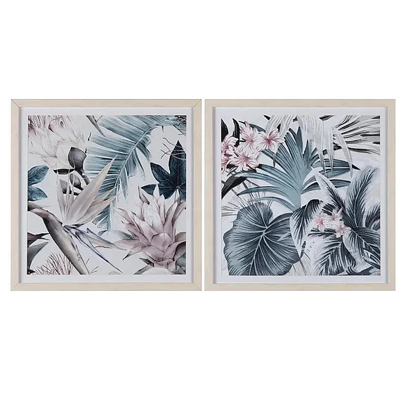 Crestview Collection Coastal Florals Wall Art CVTOP2953
