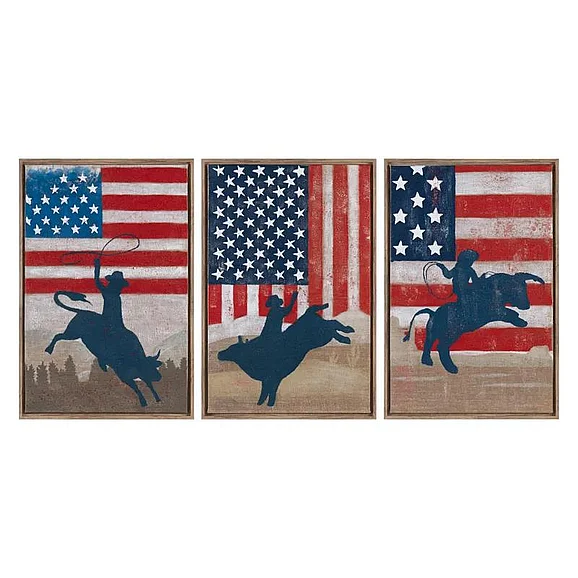 Crestview Collection Aint My First Rodeo Wall Art CVTOP3224
