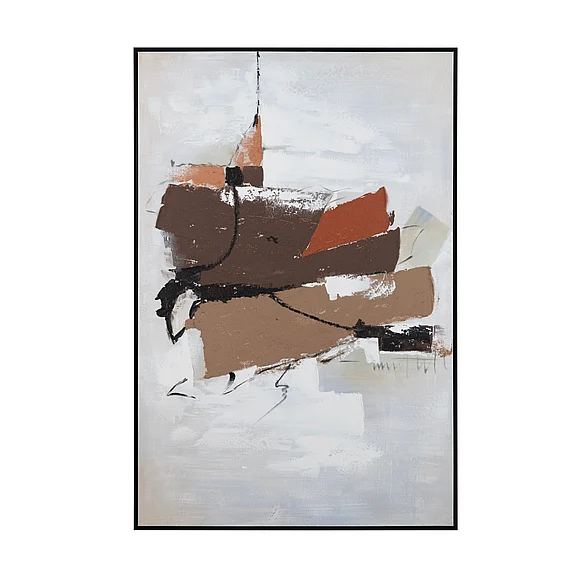 Crestview Rust & Rhythm Wall Art in Brown CVTOP3640