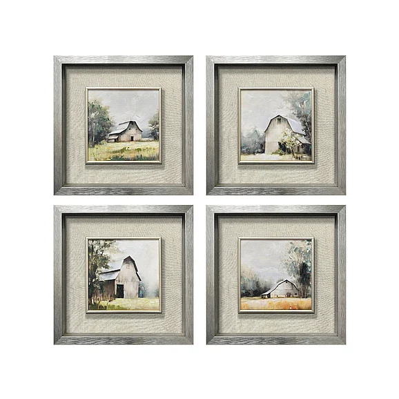 Crestview Windham Wall Art in Green CVTOP3735