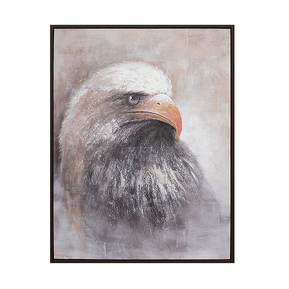 Crestview Eagle Eye Wall Art in Brown CVTOP3753