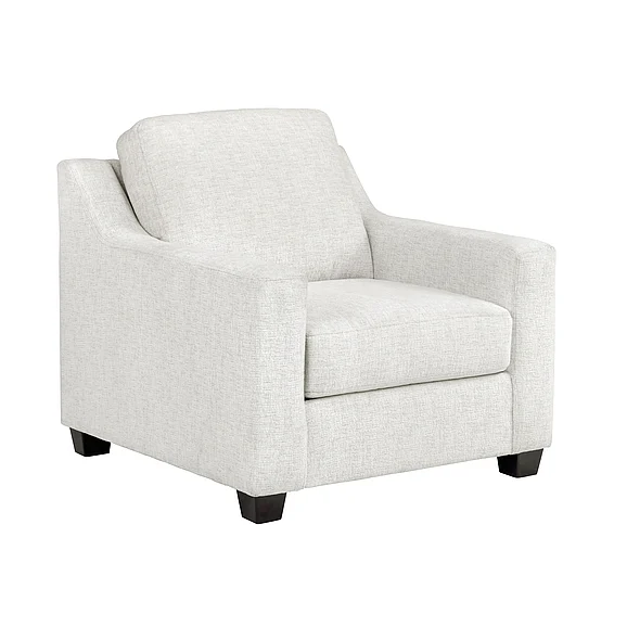 Crestview Luna Chair in White CVUPF135C