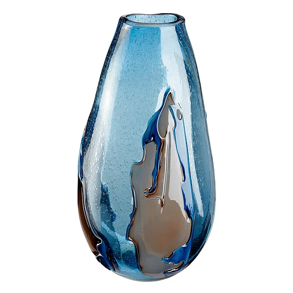 Crestview Small Bridger Vase in Blue CVVSA1249S
