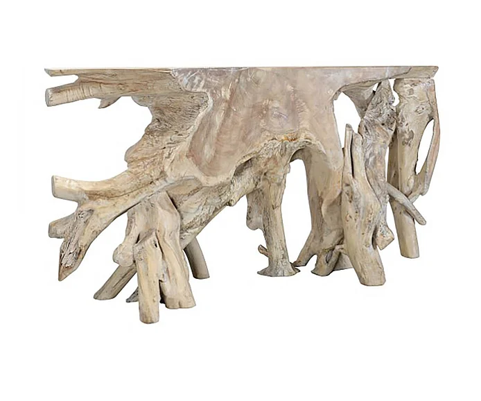 Classic Home Cypress 59-60" Root Console Table in Natural 51000001 PROMO