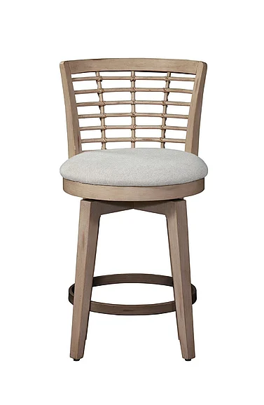 American Woodcrafters Beach Comber Counter Height Swivel Stool - Brown D-8500-348-25F