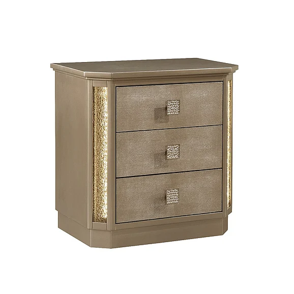 Galaxy Home Medusa Nightstand Gold 601955551625