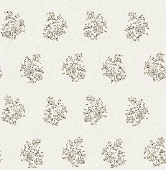 York A-Street Prints Overbrook Taupe Bouquet Toss Wallpaper AST6360