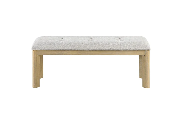 Global Furniture D1248 Dining Bench in Beige D1248BN-NAT