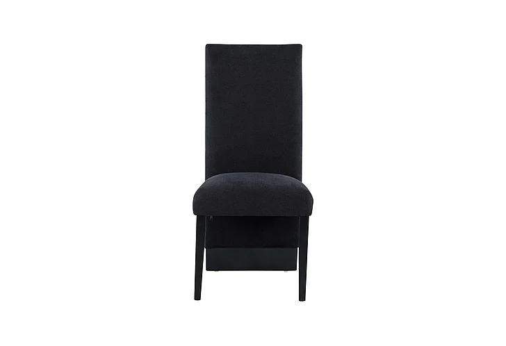 Global Furniture D12 Side Chair in Black D12DC-BLK-N (Set of 2)