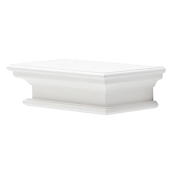 Nova Solo Halifax Floating Wall Shelf 40cm - White D163 PROMO
