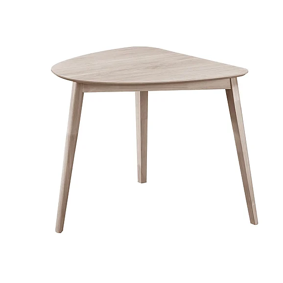 New Classic Oscar Corner Table - White Wash D1651W-13 PROMO