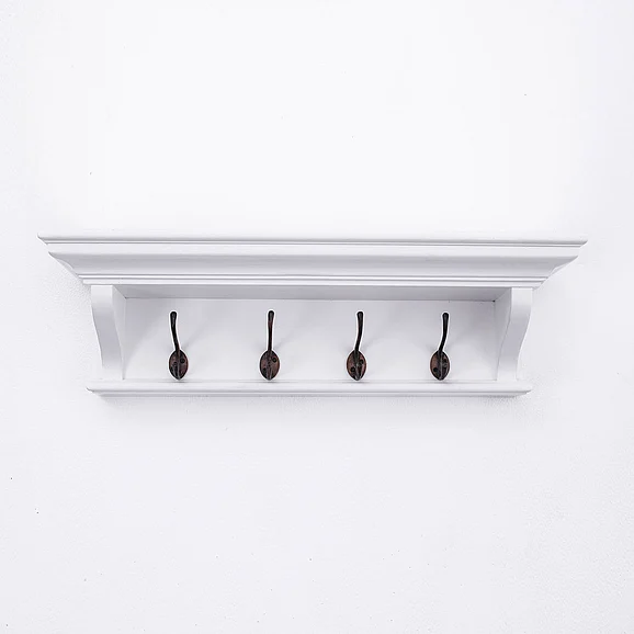 Nova Solo Furniture Halifax 4 Hook Coat Rack 70cm D168 PROMO