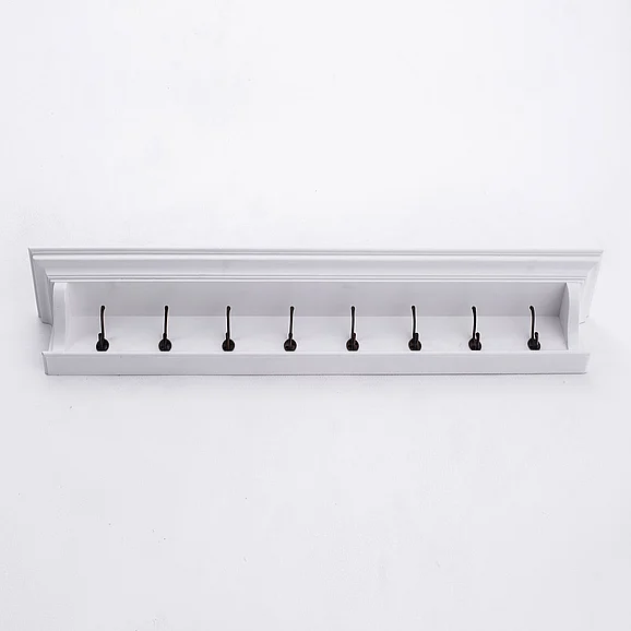 Nova Solo Furniture Halifax 8 Hook Coat Rack 130cm D170