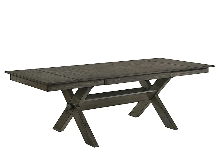 New Classic Furniture Gulliver Dining Table in Rustic Brown