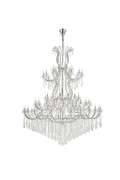 Elegant Maria Theresa 84 Light Chrome Chandelier Clear Royal Cut Crystal 2800G120C/RC