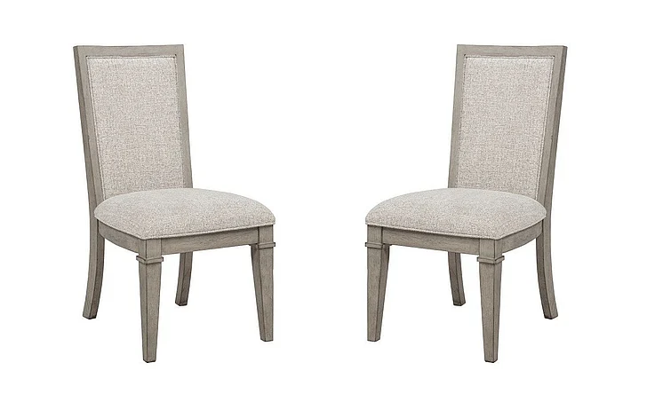 New Classic Mariana Upholstered Side Chair (Set of 2) in Vintage Creme D2114W-20;D2114W-20 PROMO