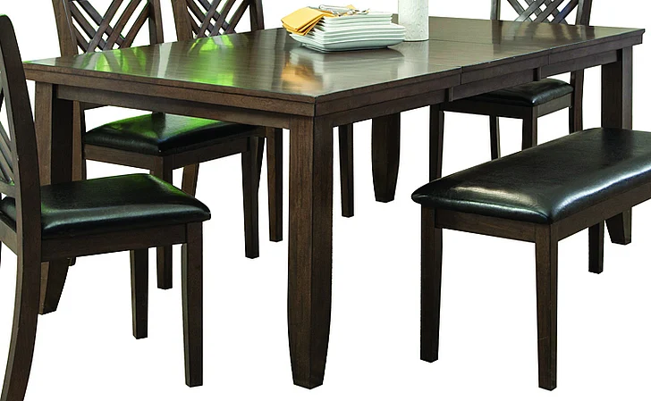 Titanic Furniture D241 Rectangular Dining Table in Dark Brown D241 Table
