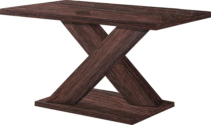 Titanic Furniture D245 Dining Table in Brown D245 Table