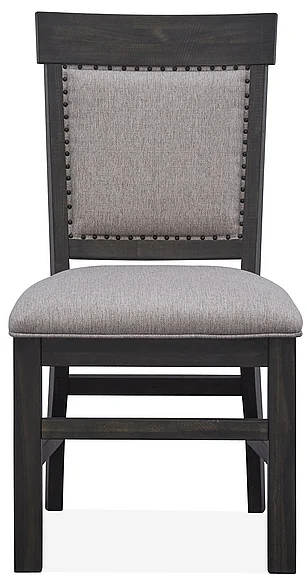 Magnussen Furniture Bellamy Side Chair in Peppercorn (Set of 2) D2491-64