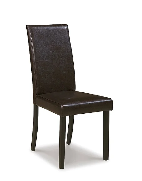 Kimonte Dining Chair (Set of 2) in Dark Brown D250-02;D250-02 FedEx/UPS