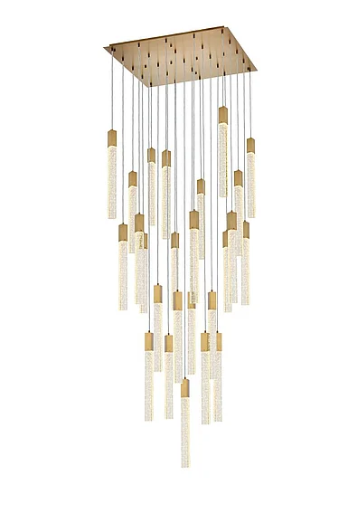 Elegant Weston 25 Lights Pendant in Satin Gold 2066G36SG