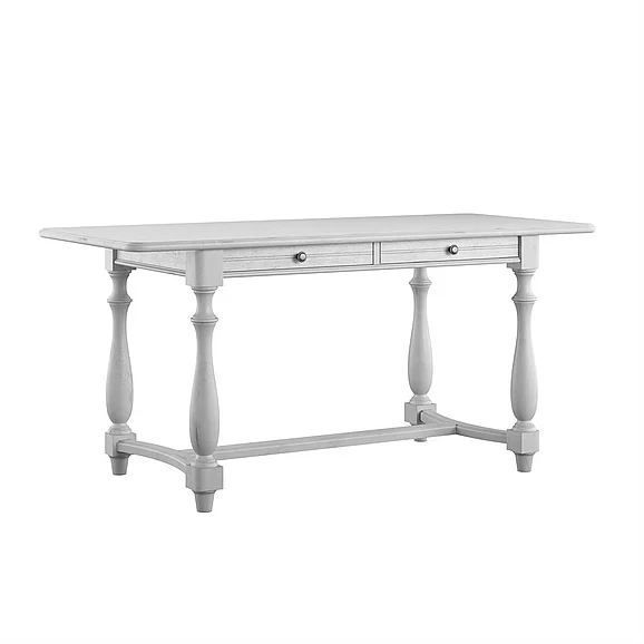 Emerald Home New Haven - D330 Gathering Table in Oyster Shell D330-13