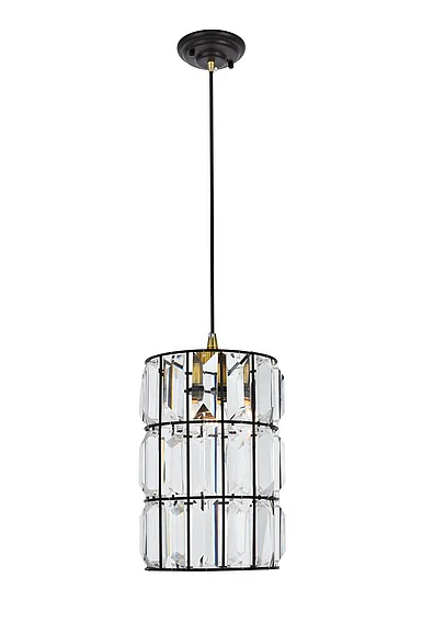 Elegant Blair Collection Pendant D7.1 H11.5 LT:1 Oil Rubbed Bronze Finish LD5002D7ORB